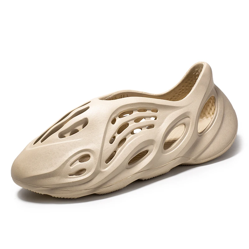 
High Resilient Yezzy Style Sandal Clogs Beach Shoes lightweight plastic rubber water Shoes for swimming diving 