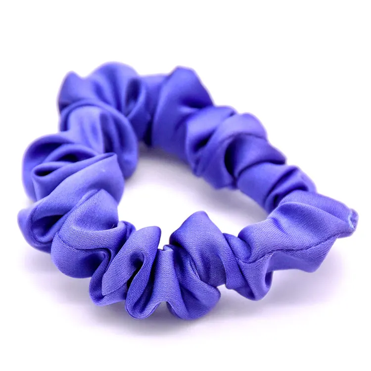 Hair Accessories Elastic polyester Hair Ties Band 15mm polyester Hair Scrunchies  for Women
