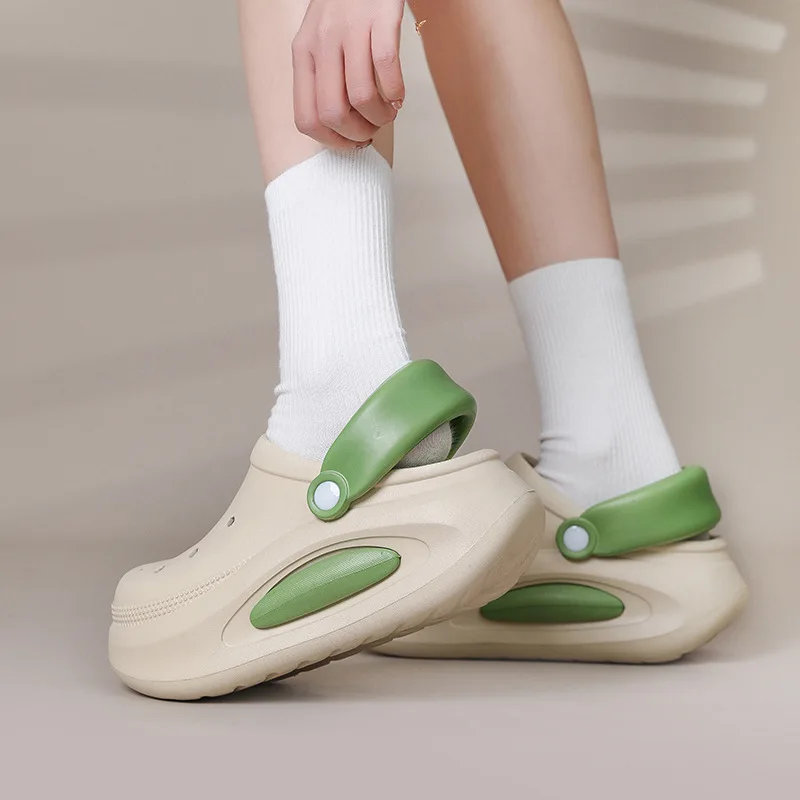 Muffin Platform Slippers Female Summer Fashion Wear Slippers Anti-slip Tide Drag EVA Slippers Female For Sale