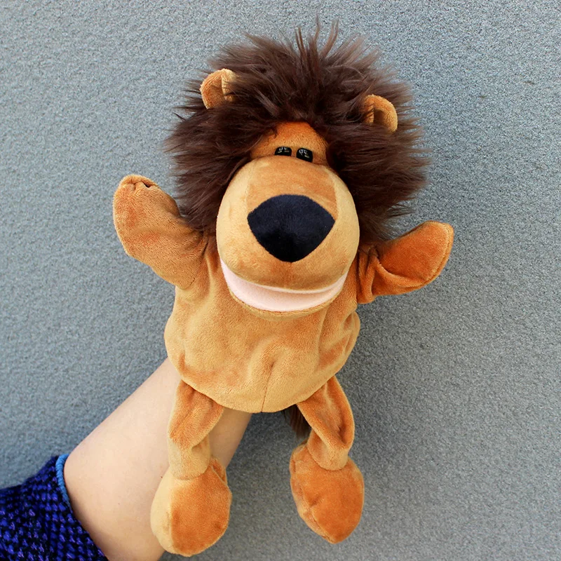 High quality hand puppet plush animal toys storytelling props parent-child interaction tools