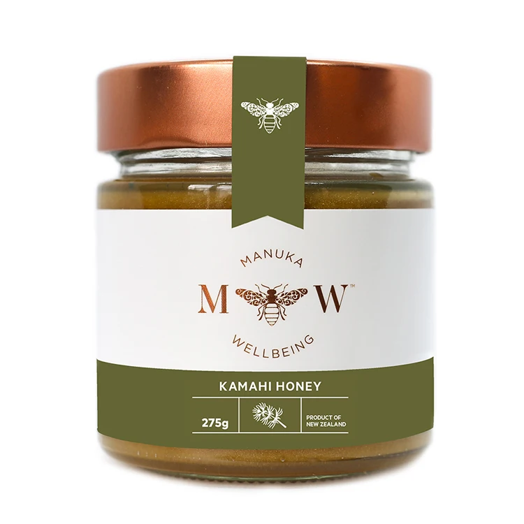 Manukawellbeing - Premium Halal 100% New Zealand Kamahi Honey - 275 Grams from New Zealand Premium Grade