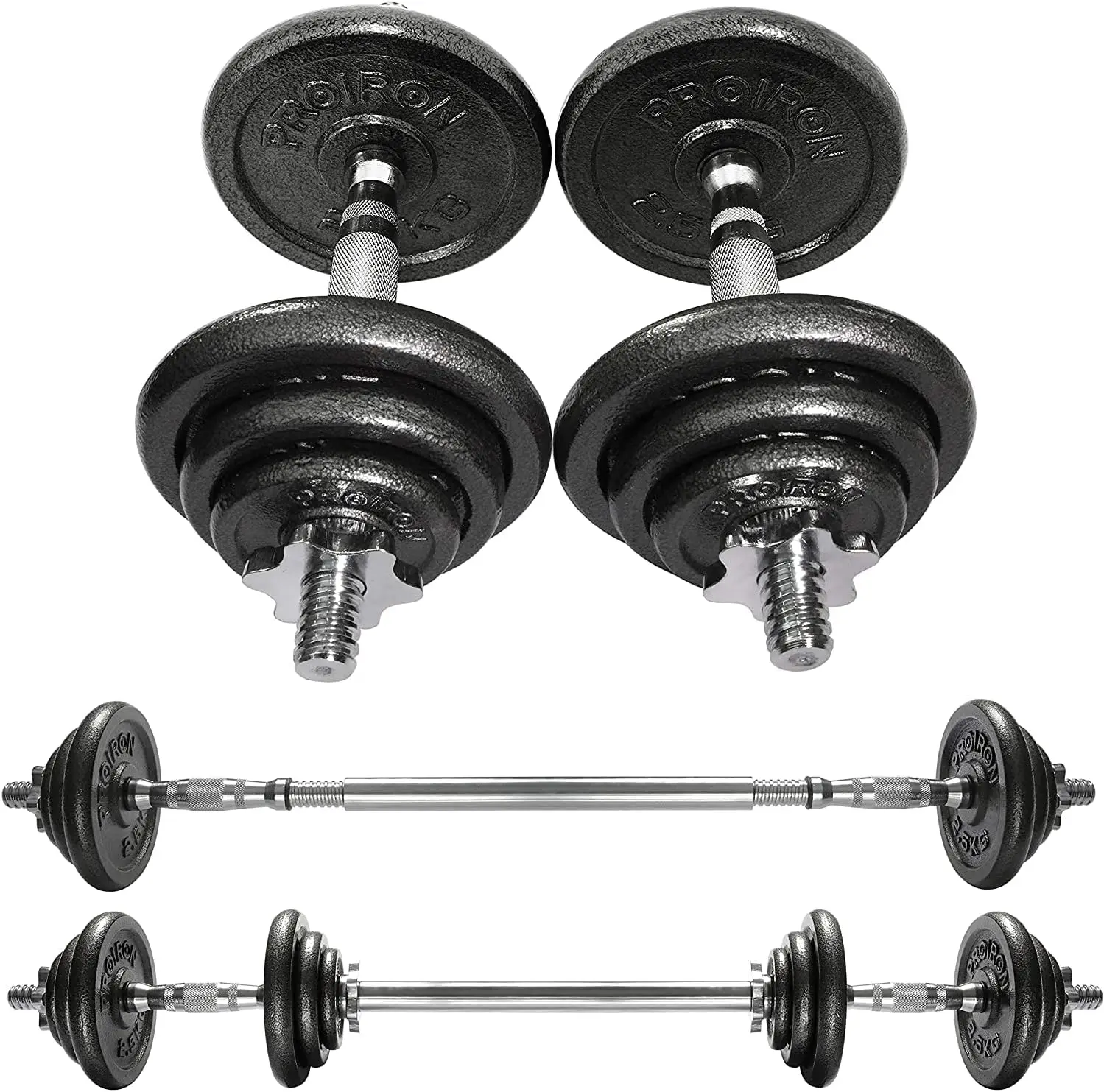 20kg/30kg Adjustable Dumbbells Weights set for Men Women, Cast Iron Dumbell Barbells set, Strength Training Equipment Home Gym F
