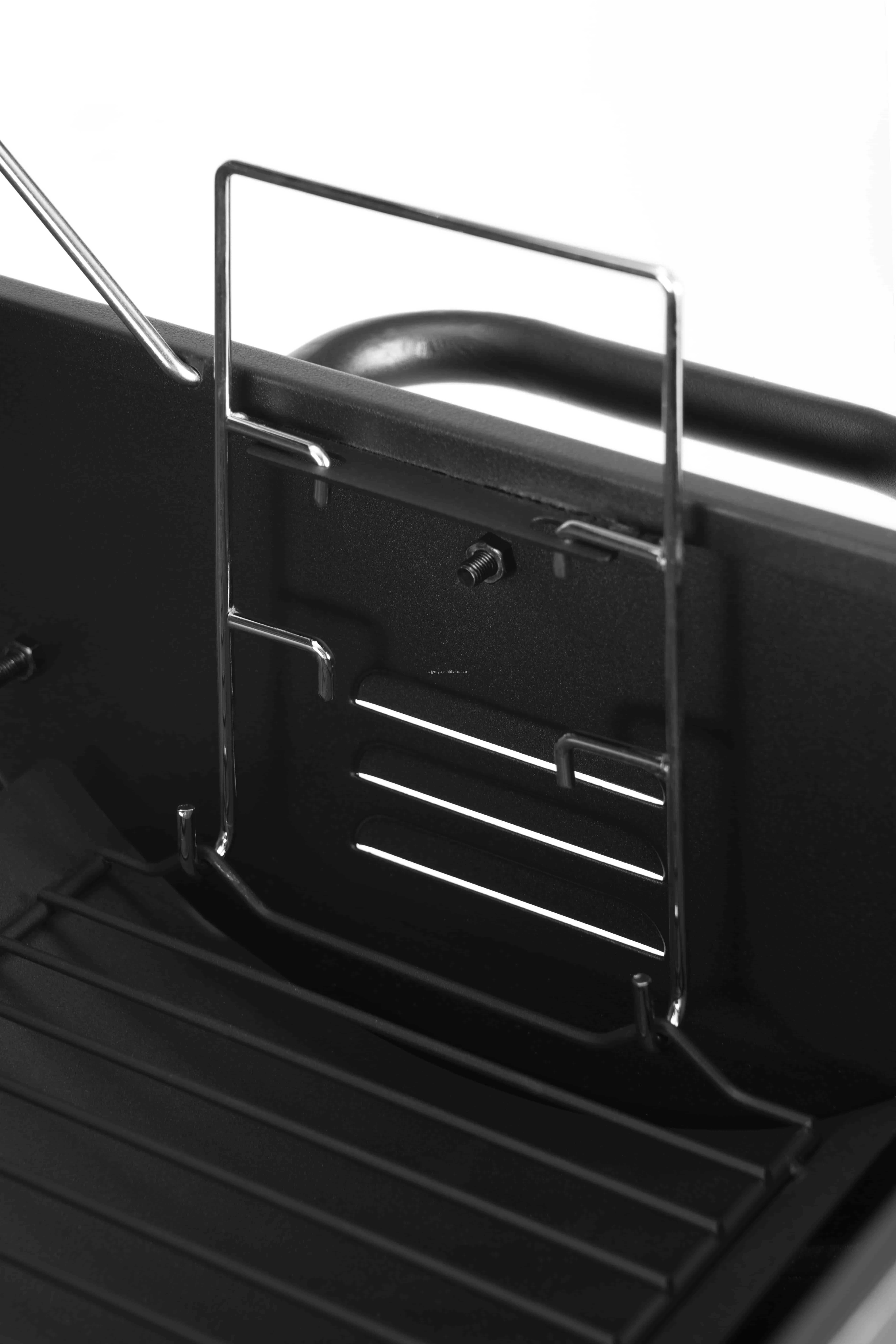 New Courtyard Garden Charcoal Grill Trolley Smoker Barbecue Griller Portable with Wheels Charcoal Bbq Grill