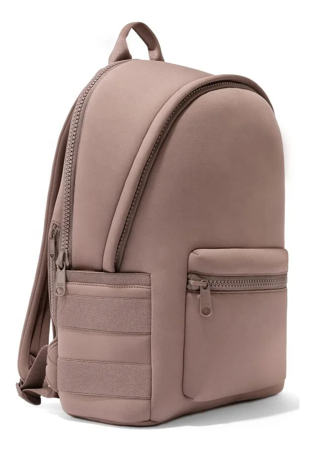 Colorful neoprene backpack with shoe pack large capacity waterproof day pack for girl or boy multifunction college bags