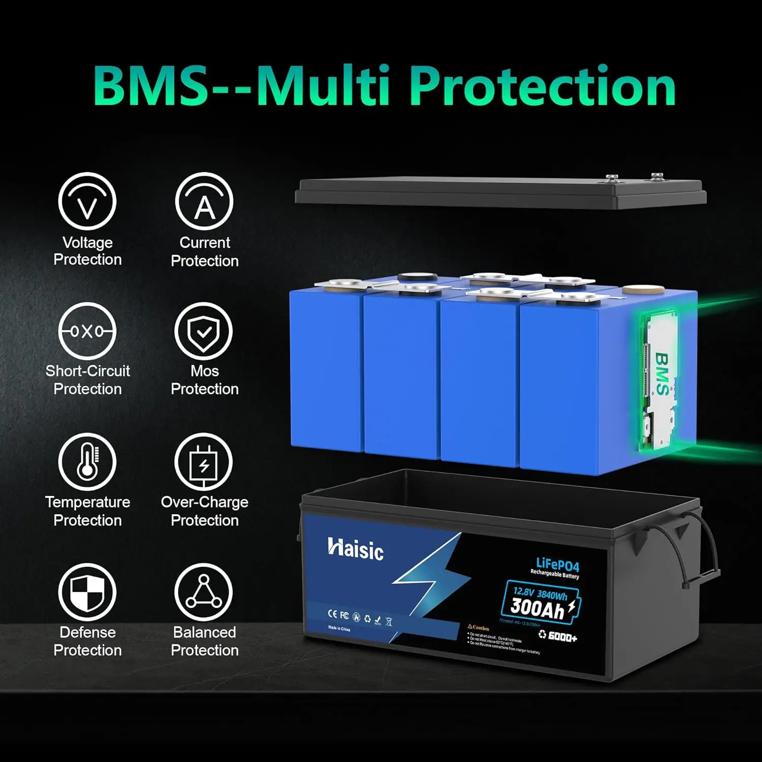 EU Stock Germany LiFePo4 Battery 12v 200 Amp Battery Lifepo4 Battery Pack With BMS