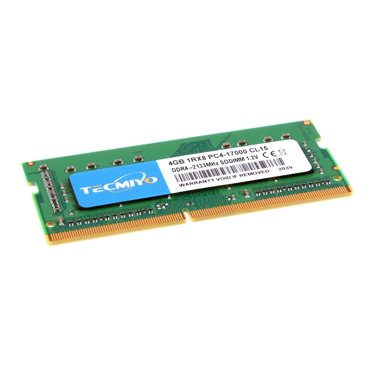 100% протестированный TECMIYO DDR4 PC4 CL15 2133MHz ноутбук/ноутбук Ram пожизненная