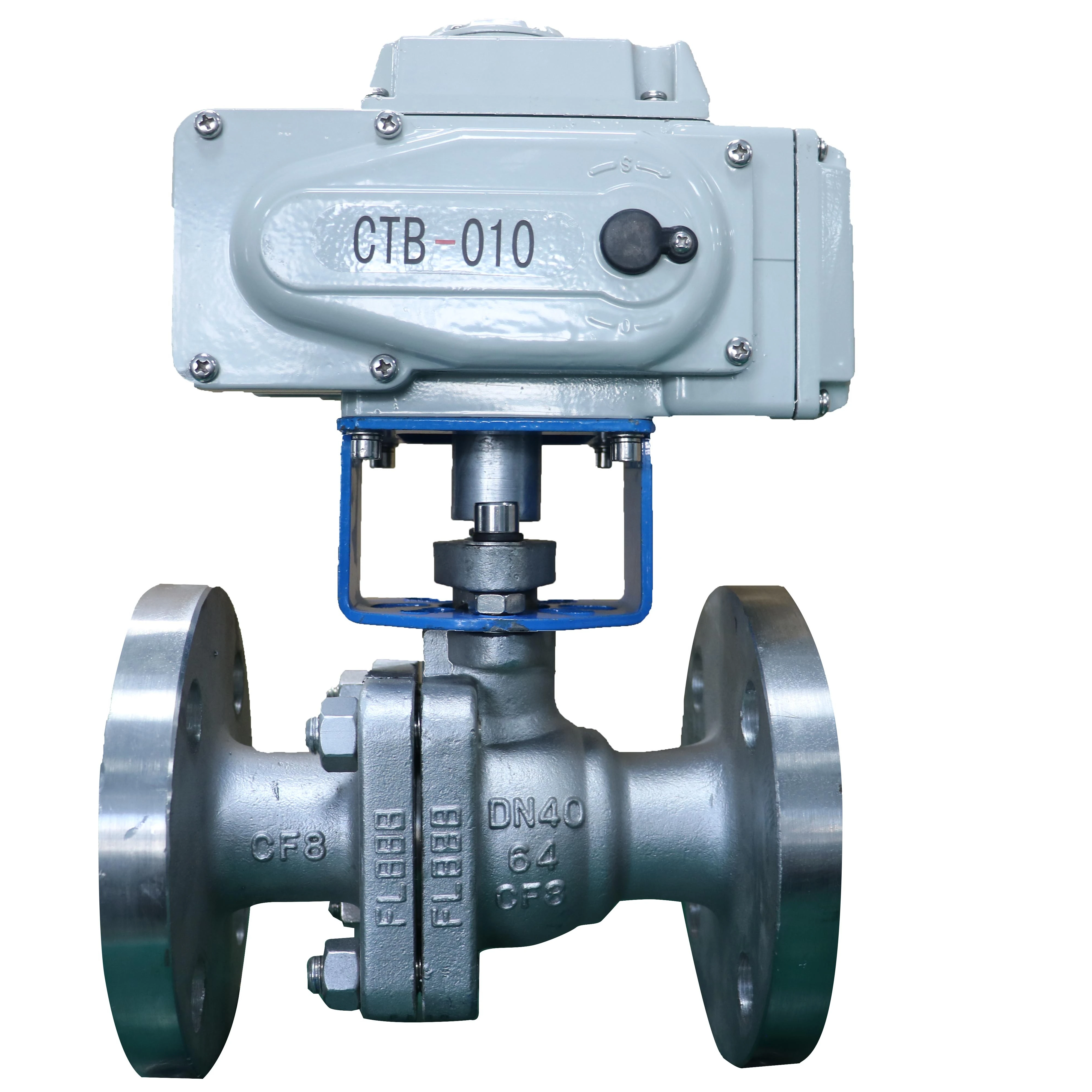 CTB-010 Motorized stainless steel butterfly wafer gate 4 inch electric sanitary pneumatic butterfly valve