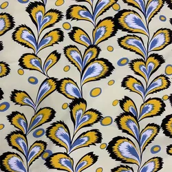 Custom design 100% poly colorful soft printed chiffon jacquard fabric for dress