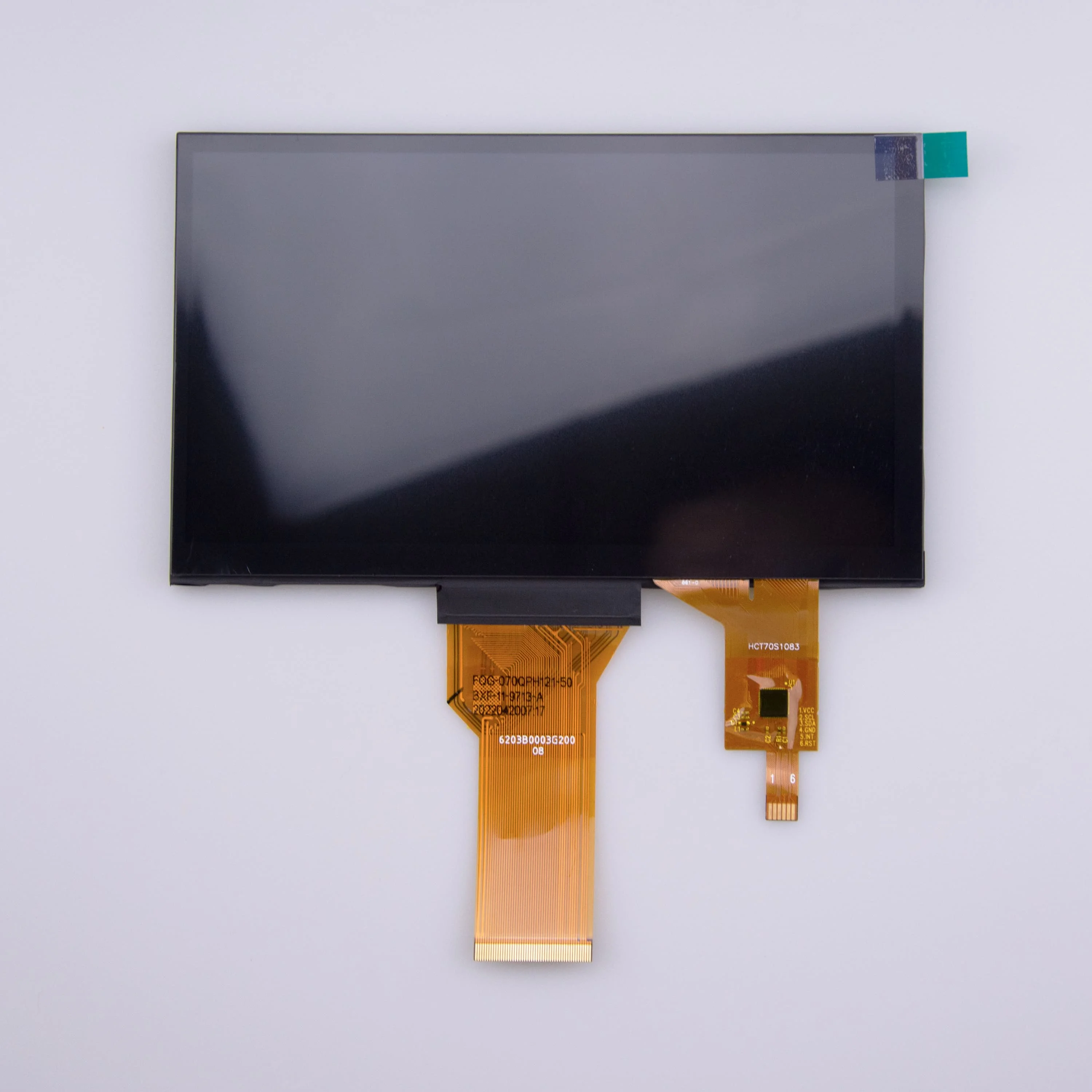 Analytical Instruments Ultrasonic Flaw Detectors 7 inch Sun Readable High Brightness 800x480 Capacitive Touch Display Module