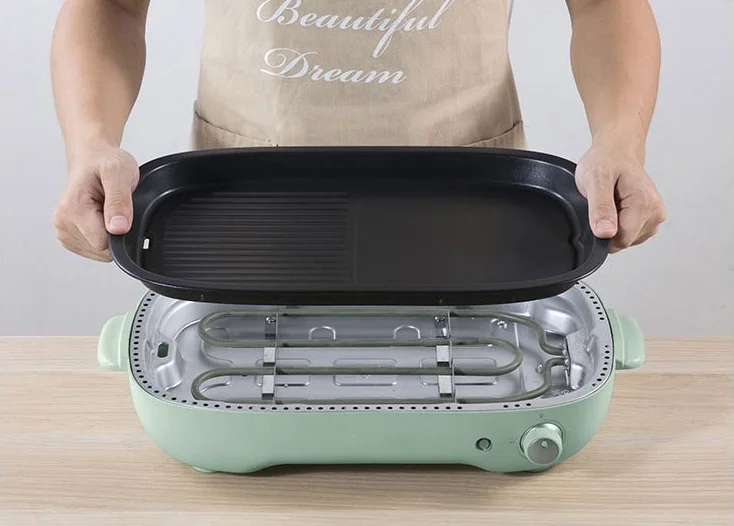 Бытовая многофункциональная электрическая антипригарная сковорода, электрическая сковорода для выпечки для вечеринки