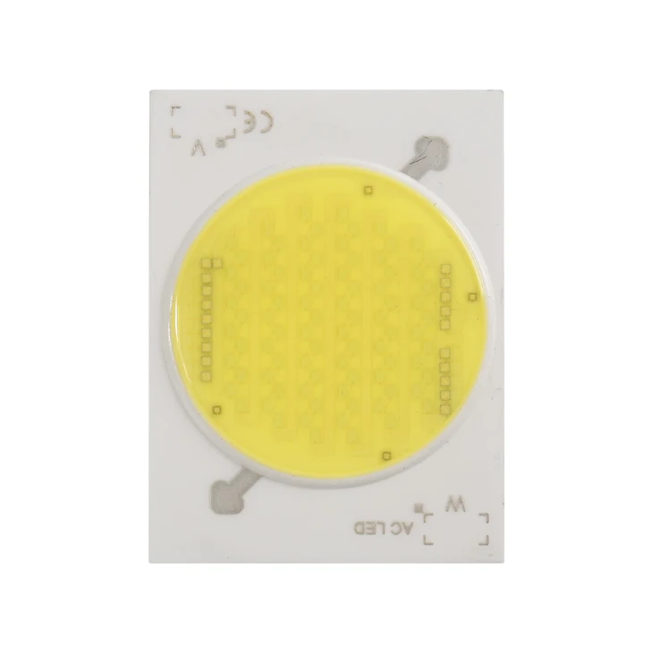 Customized shape size power manufacture high bright cob led chip AC COB for lighting