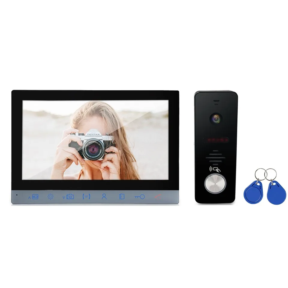 Commax 7 дюймов внутренний монитор видео домофон система с записью обнаружения движения рингтоны