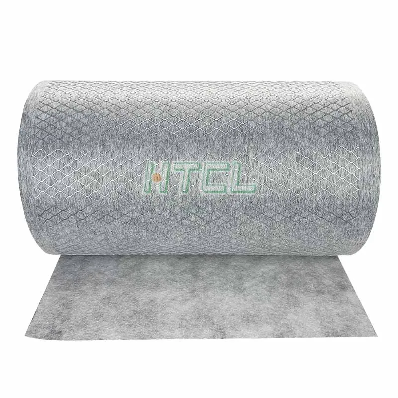 High Quality Air Filter Material Carbon Cloth Laminated Metal Mesh Media Roll Pre Filter For Air Conditioning System