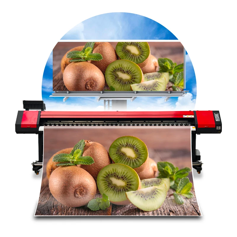 Outdoor advertising membrane solvent printer 3.2 m Large format digital printing eco solvent printer printing machine
