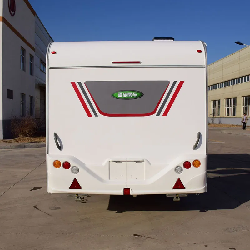 Factory hot sale Motorhome Used Rv Travel Trailer Caravan Rv Travel Trailer Camper With Kitchen car trailer vehicle