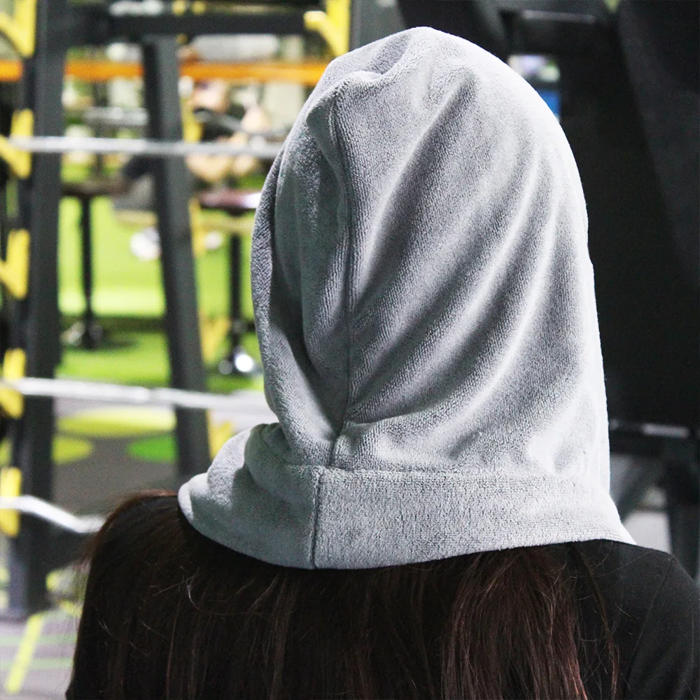 Microfiber Quick Dry Custom Gym Towel with hoodie