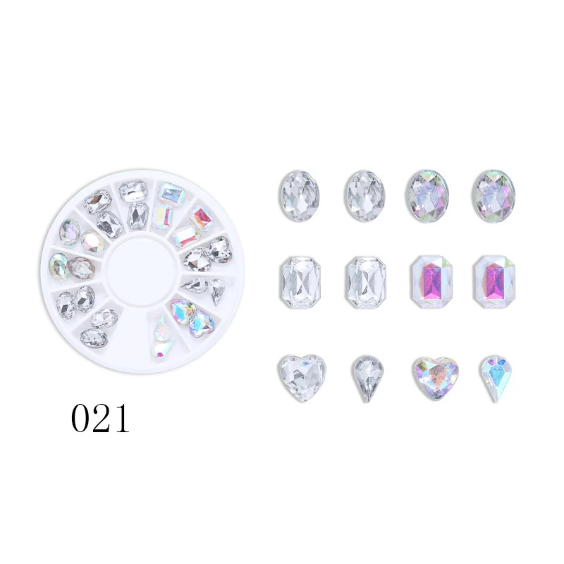 Free sample Mixed Nail Art Gold Metal Rivet Studs 3D DIY Charm Decoration Accessories Jewelry Glitter metal nail art decoration