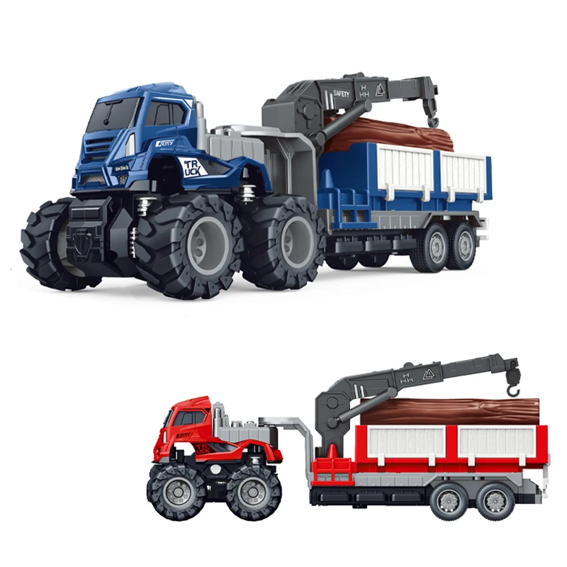 Высококачественная литая из сплава Модель автомобиля игрушки 2 стиля упаковка 1:43 Масштаб имитация трения металла трейлер для детей