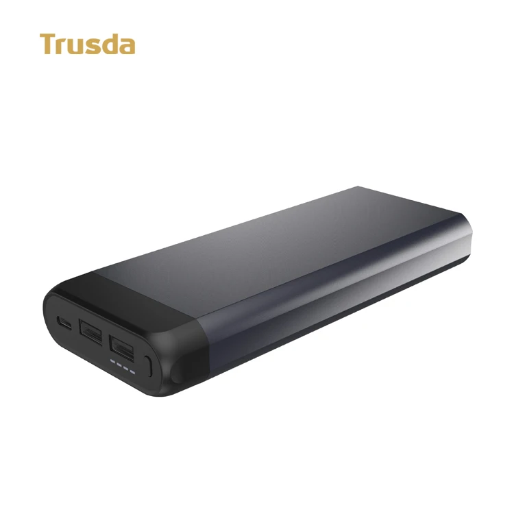 
TRUSDA S906.PD45W 2021 QC 3.0 popular portable laptop 30000mah external battery 20v type c fast charge oem logo 