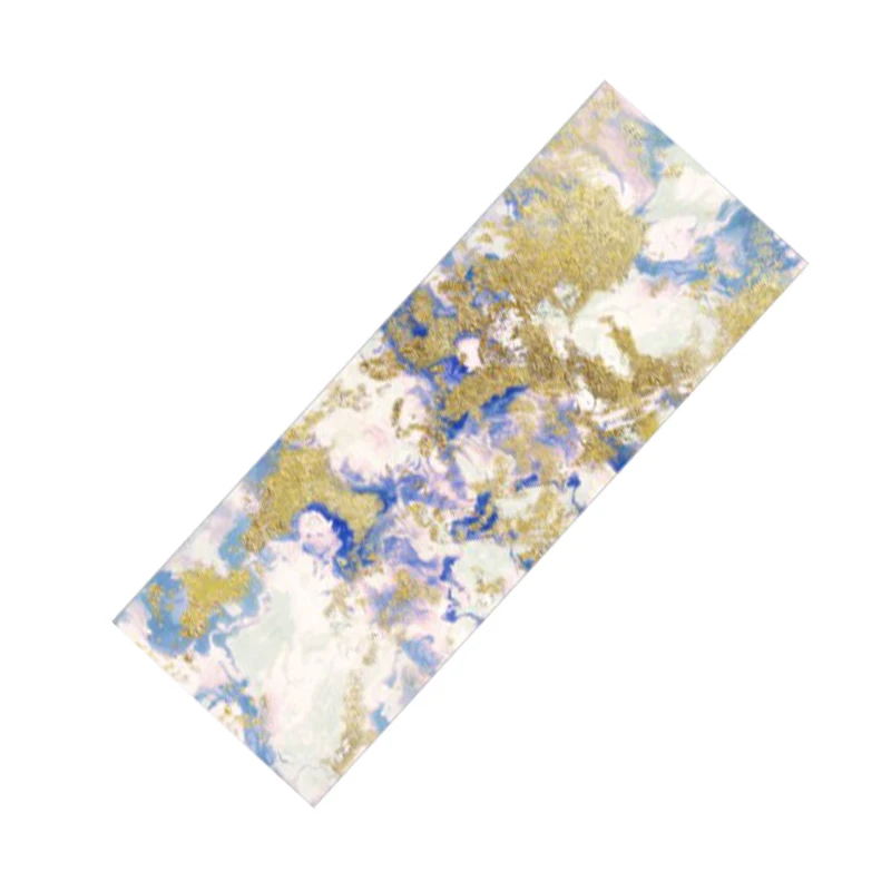 Personalized Natural rubber Suede Printed Pu Custom Eco Friendly Tpe Pilates Yoga Mat gymnastic mats yoga mat with strap