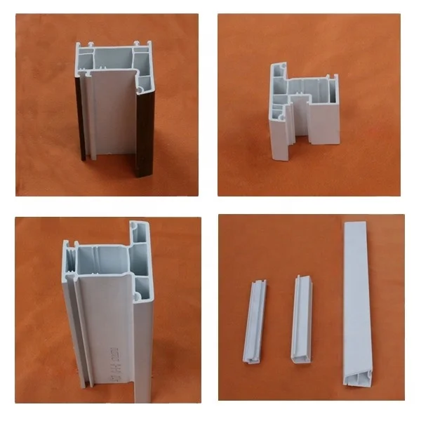 European Style 80mm Sliding Pvc Door Profile Upvc Profile for Window and Door