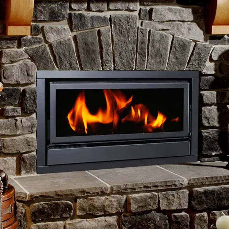 Wall Inserted Landscape Wood Burning Stove Fireplace Room Insert Wood Stove Fires Heater for Home Use
