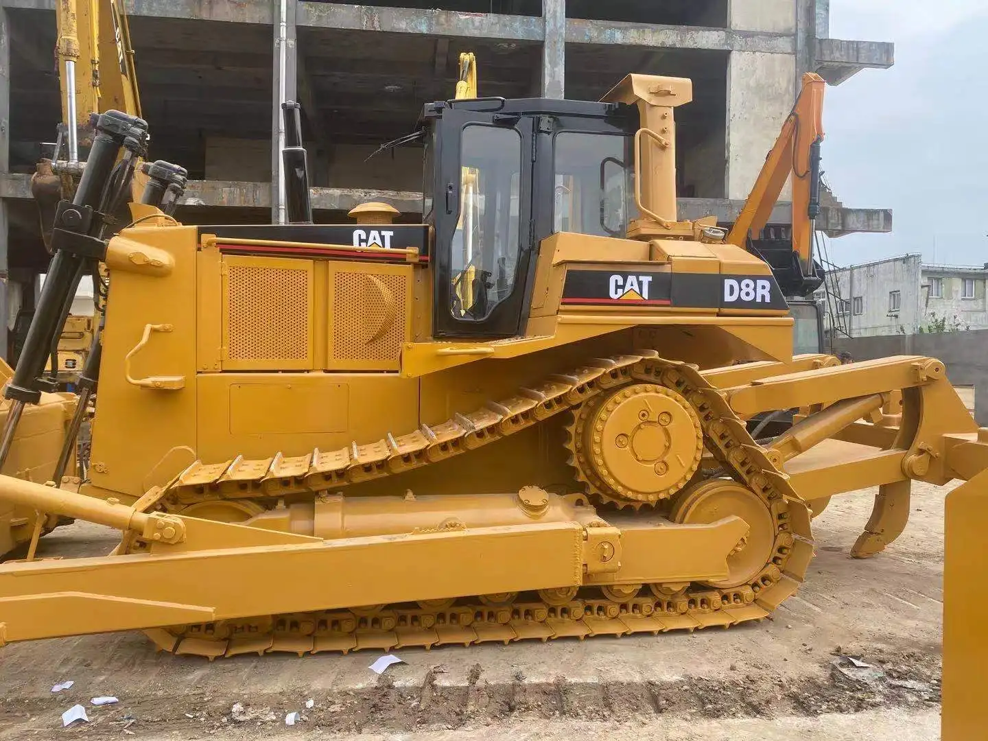 Used CAT Bulldozer 8 tons D8R CAT Brand Crawler Bulldozers
