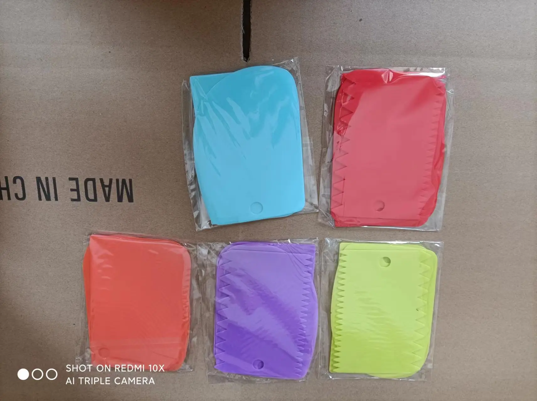 Baking tools Cake Smoother Set Icing Scraper Smoother Cutter for Dough Cream Scraper