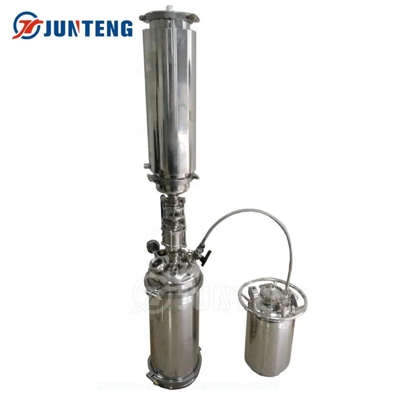 5-100LB Top Filled Essential Oil Extractor Sanitary Stainless Steel Closed Loop Extractor