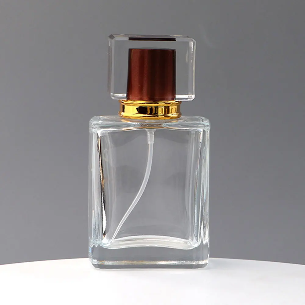 30ml 50ml Transparent clear Black Perfume Bottles Empty Glass Mist Spray Bottles Dispenser Atomizer