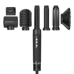 High Speed 7 in 1 air styler Ionic Hair Dryer Brush Professional Hair Blow Dryer Powerful 1600W for Fast Drying air styler