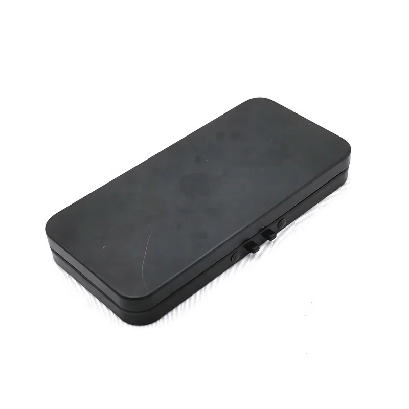 Customized mini rectangular anti child lock tin box Drug tin box Anti child open tin box