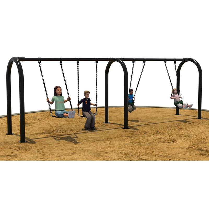 JIQI outdoor playground equipment adult/kids swing seat luxury garden swings for sale