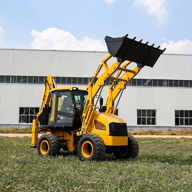 LTMG hydraulic cylinder backhoe excavator loader 4x4 2.5ton backhoe loader for sale