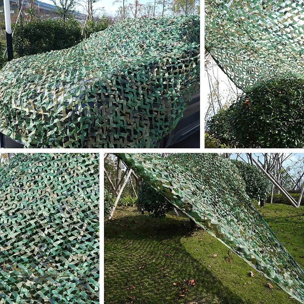 Durable Hunting Camo Burlap Conceal Netting Mesh Hidden Camouflage Net