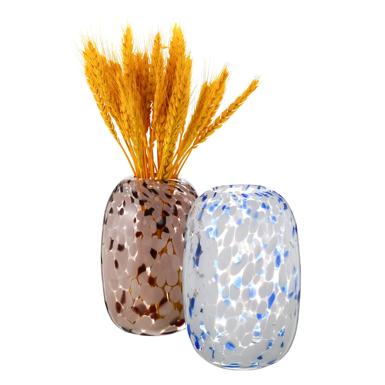 Свадьба Samlife красочная уникальная большая роскошная стеклянная ваза для цветов для домашнего декора