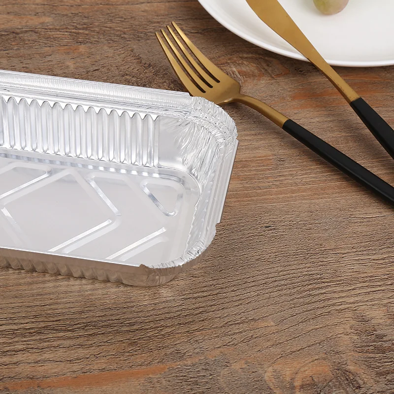410ml disposable aluminum foil baking container baking tray takeaway food container