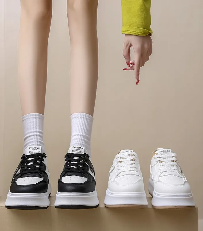 2024 Fashion OEM ODM wholesale street women outdoor shoes laced sneakers breathable sports shoes