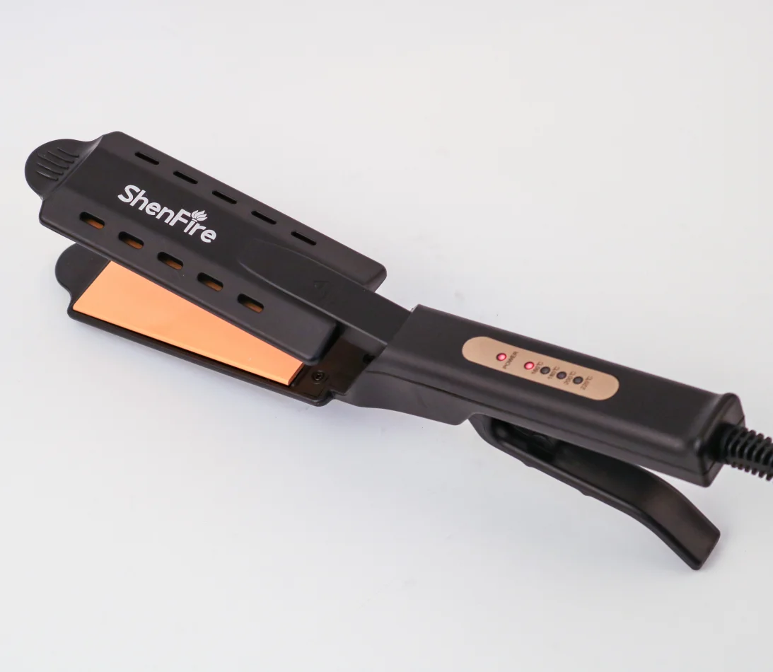 Best selling retro hair straightener Dry and Wet professional hair iron hair salon flat iron Wholesales straightener