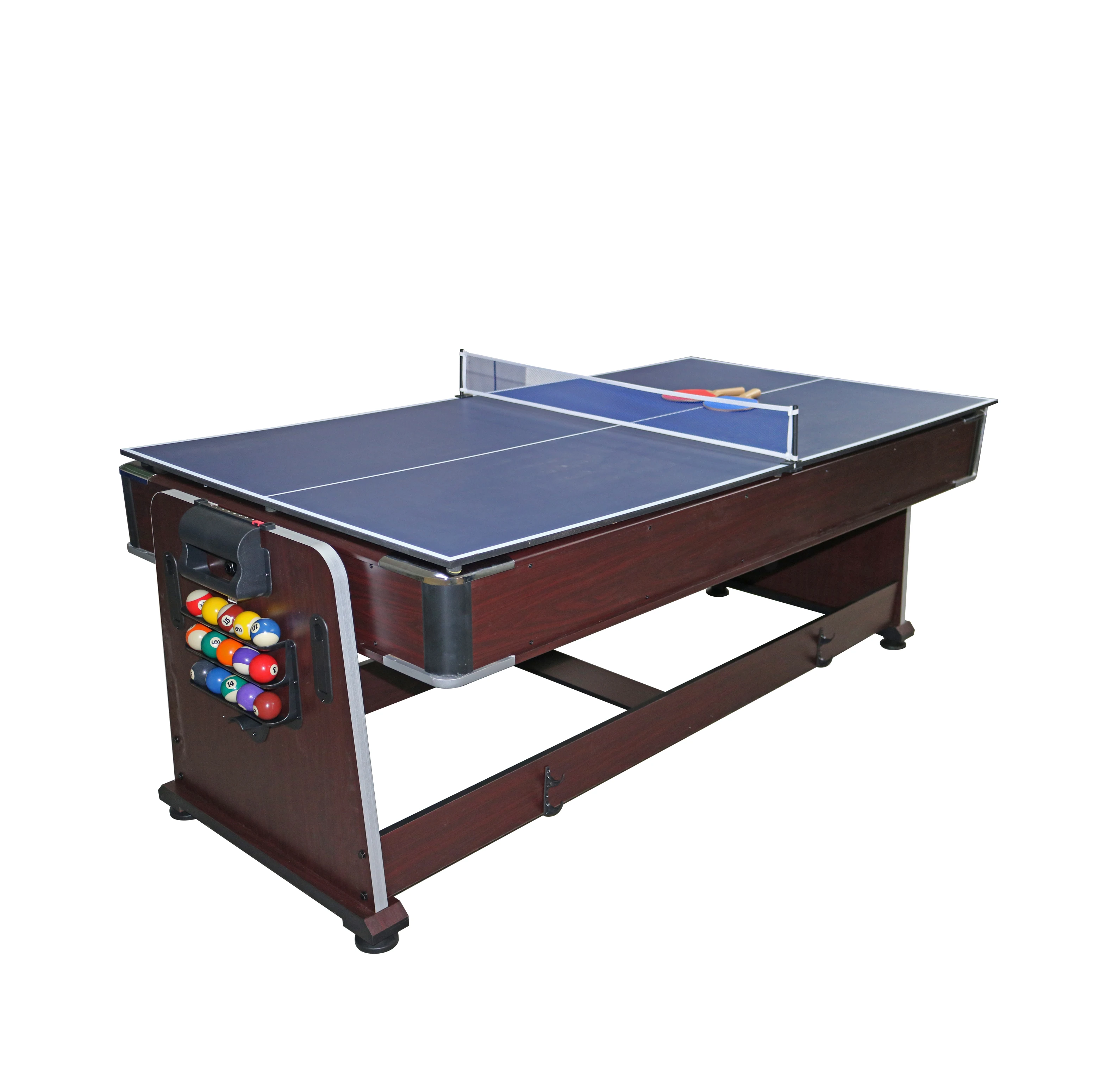 In Stock Wholesale flip 4 in 1 billiards multi function game table
