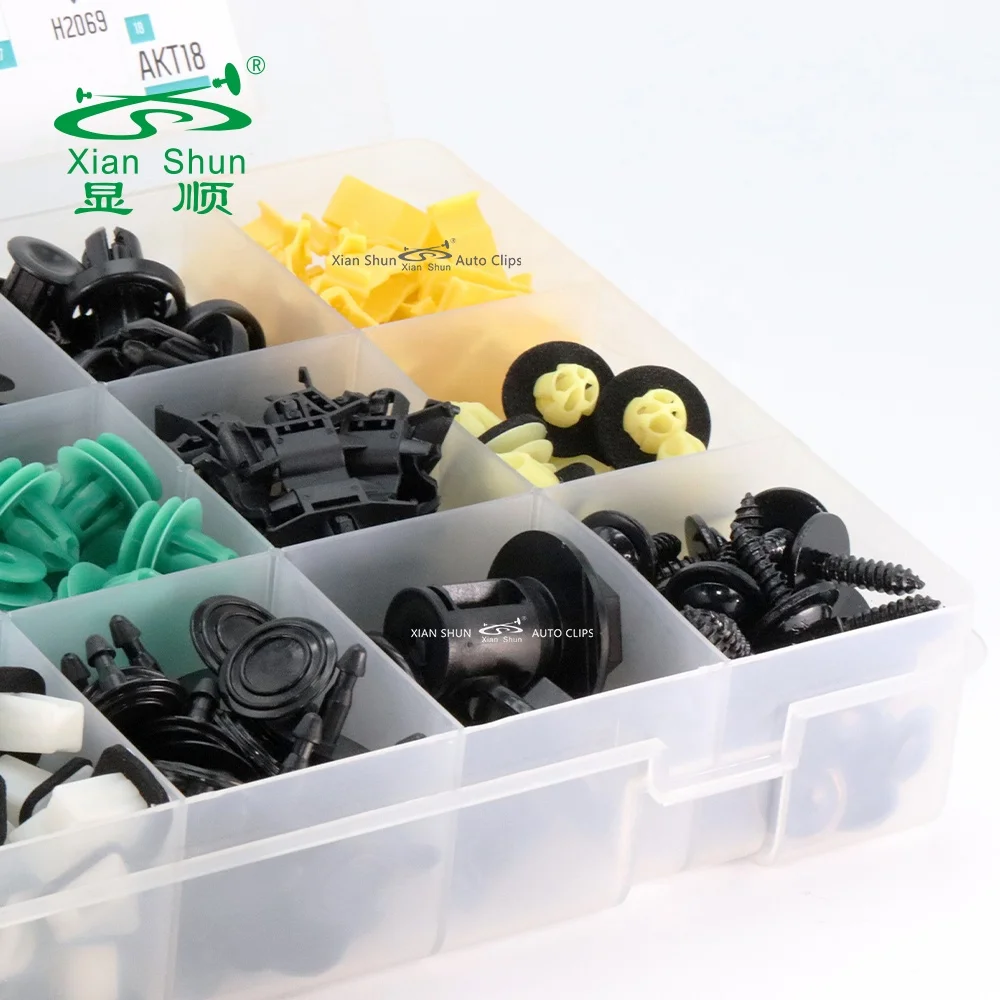 XianShun 698pcs Assortment Kits Car Fastener Clips for HONDA XR-V XRV 2015~2021 Universal Car Repair Assorted kit