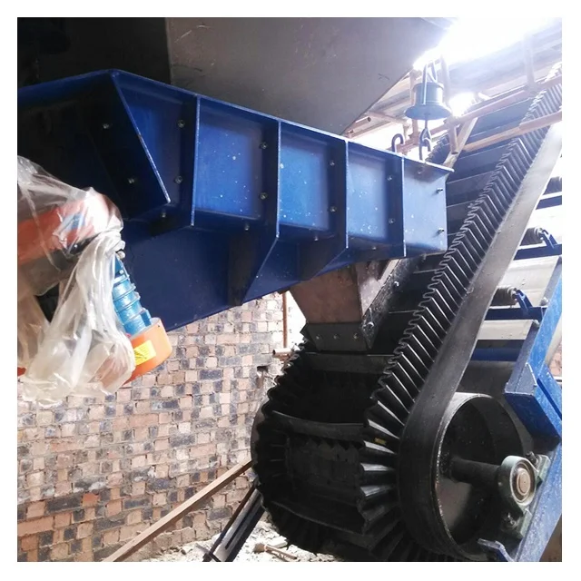 Large Capacity Mining Transportation New Inclined Sidewall Rubber Fire Resistant Belt Conveyor System