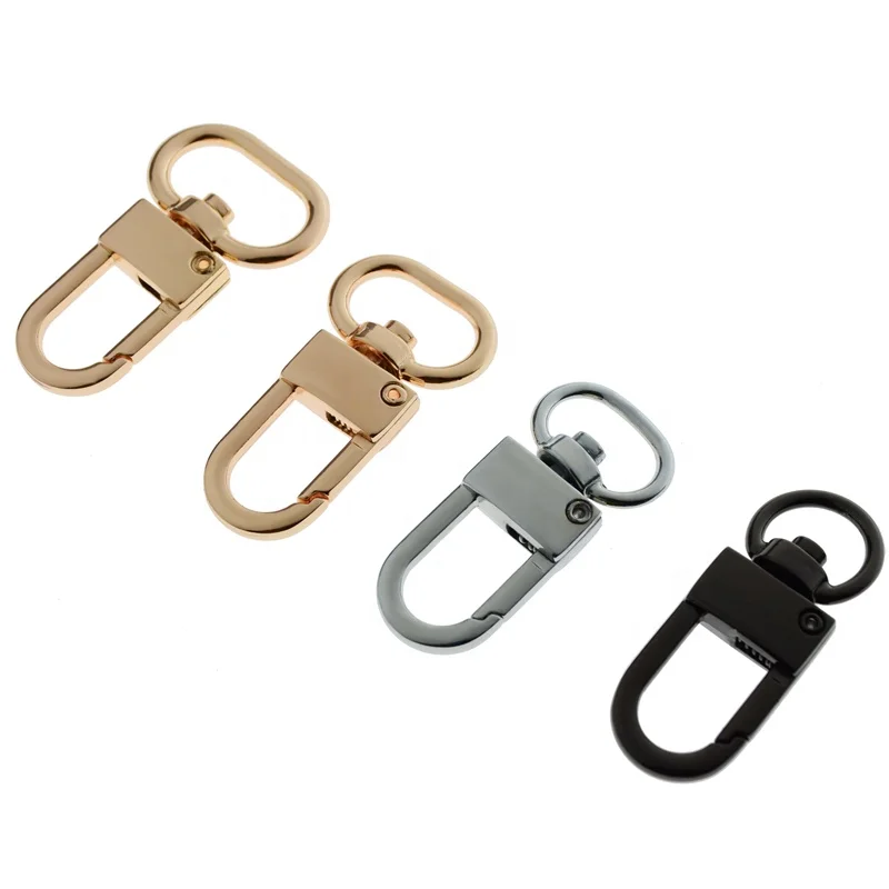 Adjustable Swivel Snap Hook Bag Parts Solid Brass Snap Hook For Dog leash zinc alloy hook for handbag