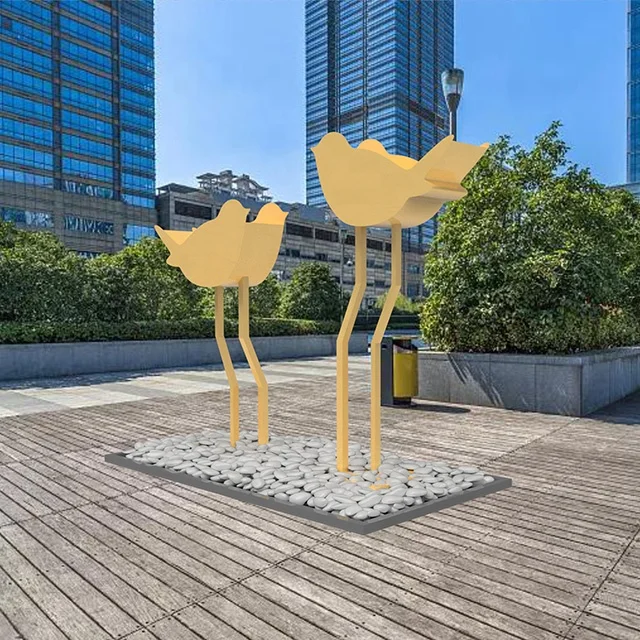 Street flower planter use Galvanized Steel Custom color and size factory direct