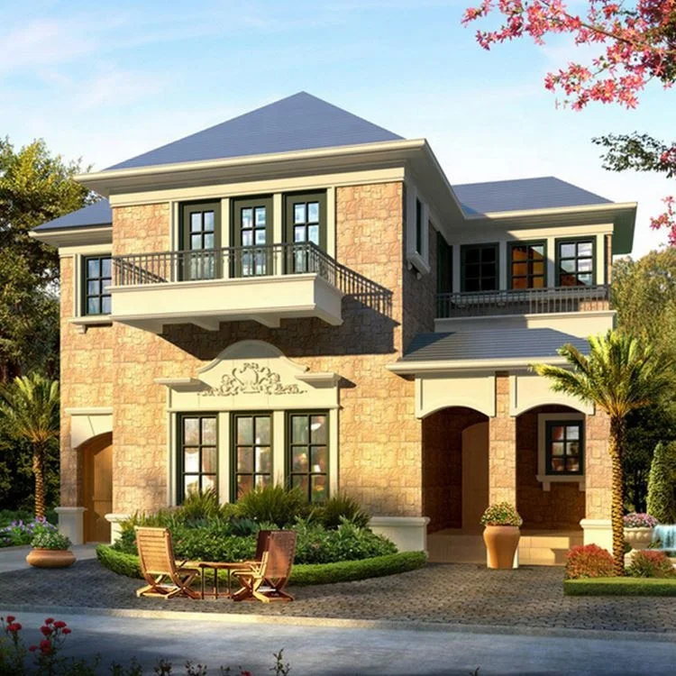 Modern Modular Prefabricated House Light Steel Structure Villa