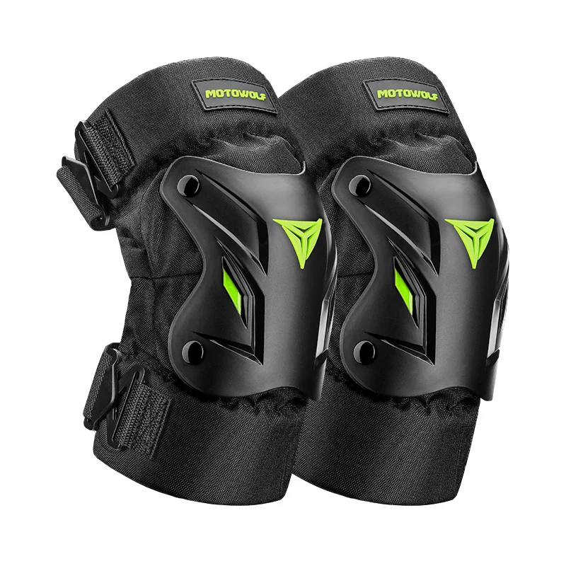 MOTOWOLF motorcycles mens and women adjustable breathable two-piece riding bike knee and elbow pads