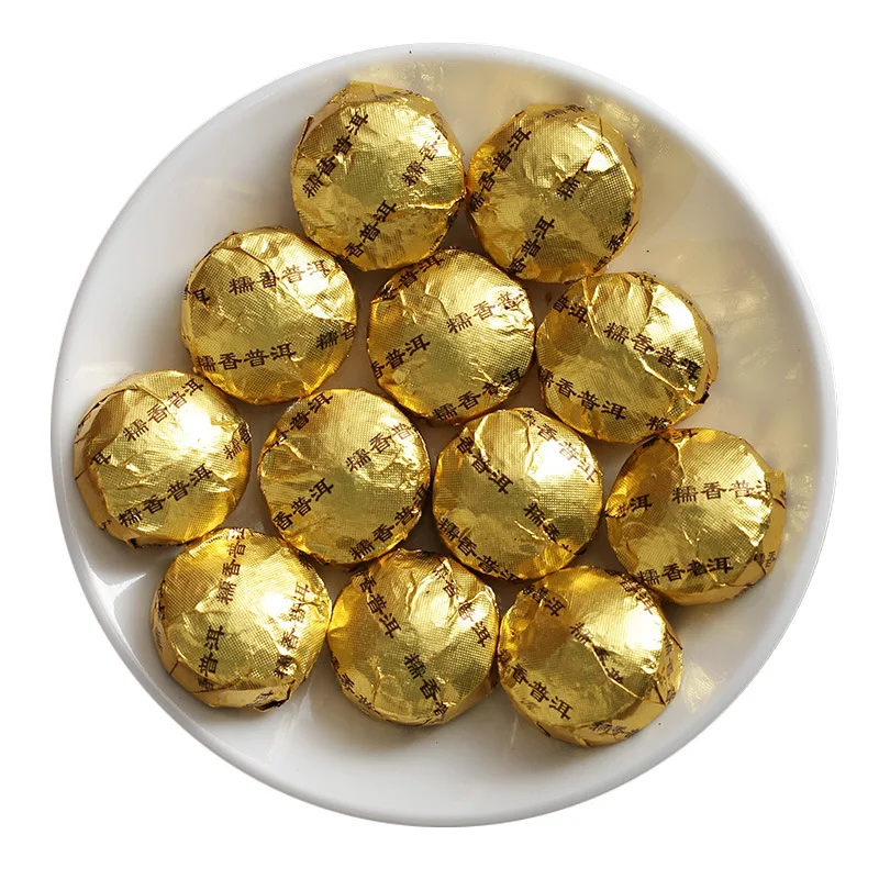 Wholesale factory price compressed fermented/ripe puerh tea mellow flavored Chinese Mini Tuocha