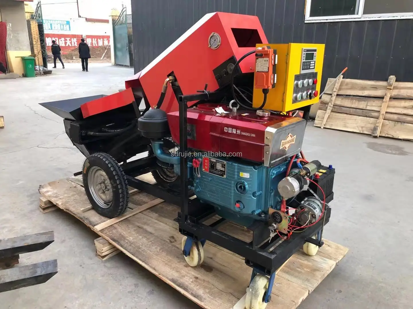 30HP дизельный двигатель бетононасос пульт дистанционного управления для бетононасоса