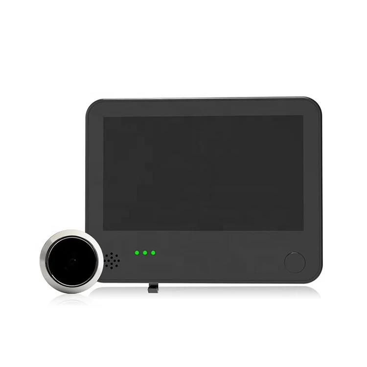 Best 4.3 inch  Smart WiFi Motion Detection Night vision hidden Camera Wireless digital door peephole viewer