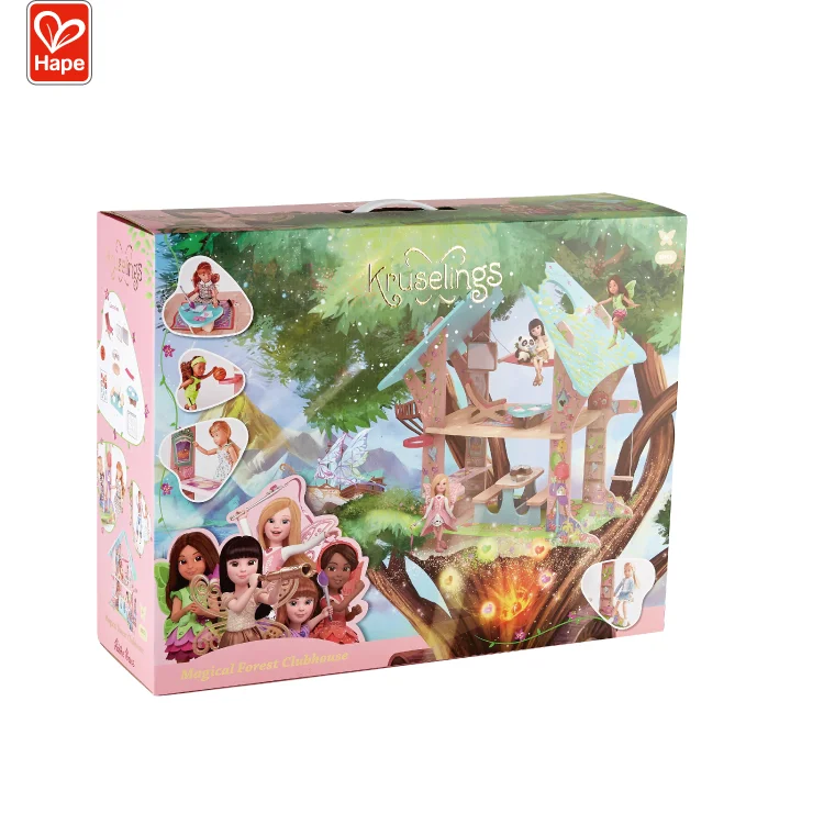 Kruselings Magical Forest Clubhouse Girls Dolls House For Kids Girl
